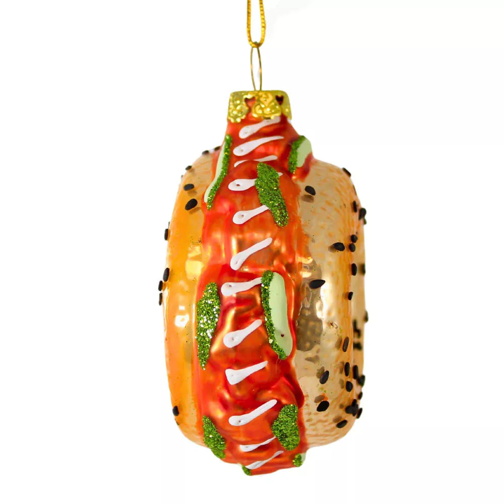 Bagel with Lox Ornament